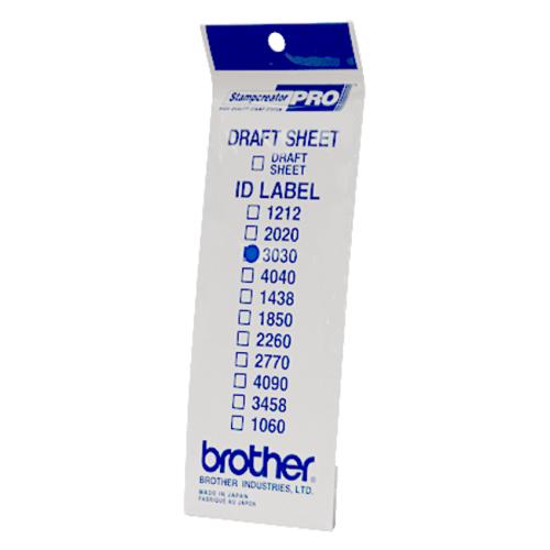 Brother etiketten (ID3030 / 30x30mm)