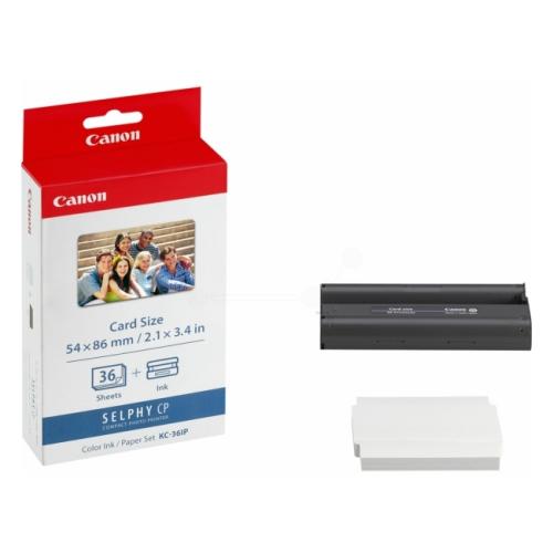 Canon kleurencartridge + fotopapier (7739A001 / KC36IP)