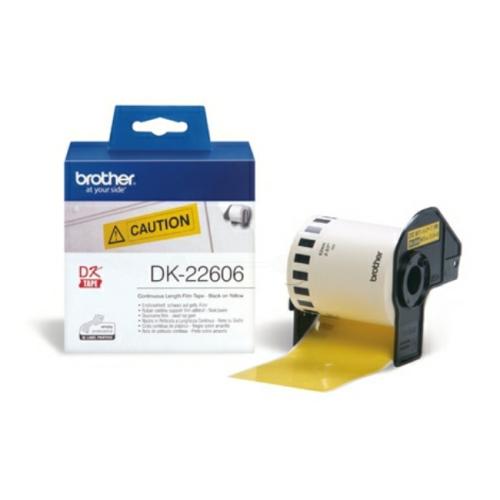Brother etiketten geel (DK22606), 62mm