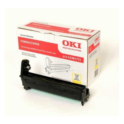 Oki drum geel (43381721)