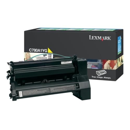 Lexmark toner geel (C780A1YG / 0C780A1YG) (Return)