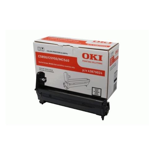 Oki drum zwart (43870024)