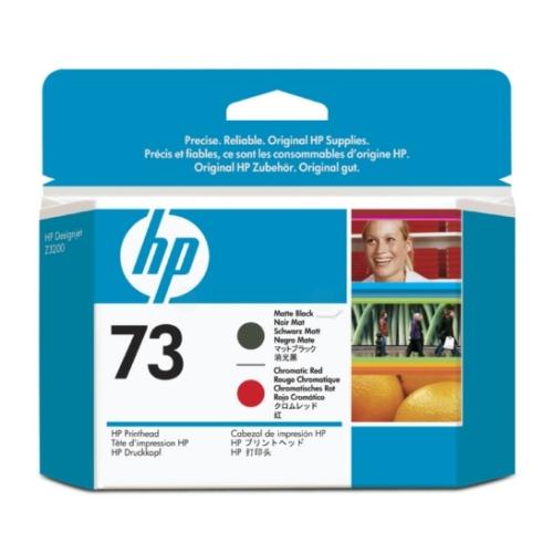 HP printkop zwart mat / rood (CD949A / 73)