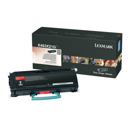 Lexmark toner zwart (X463X21G / 0X463X21G) (hoge capaciteit)