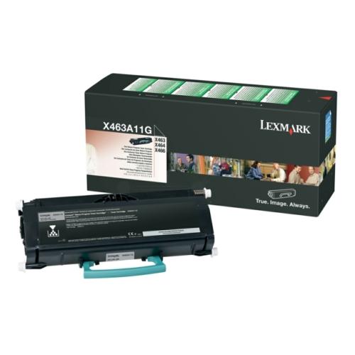 Lexmark toner zwart (X463A11G / 0X463A11G) (Return)