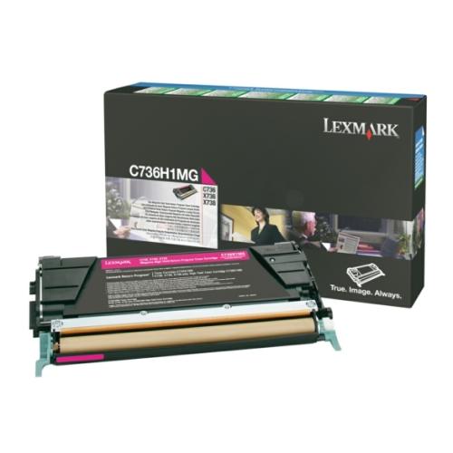 Lexmark toner magenta (C736H1MG / 0C736H1MG) (Return)