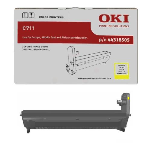 Oki drum geel (44318505)