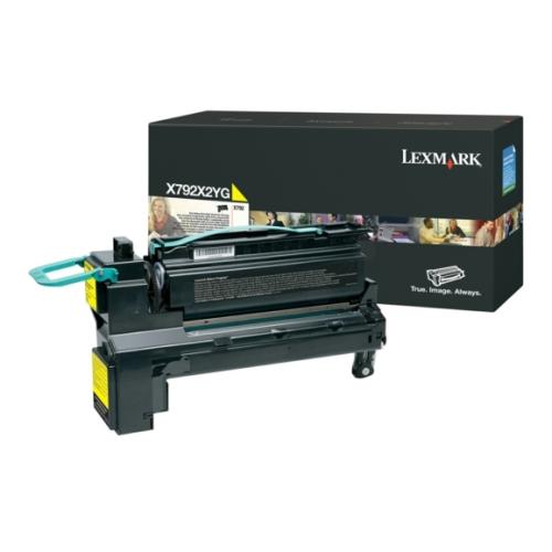 Lexmark toner geel (X792X2YG / 0X792X2YG) (hoge capaciteit)
