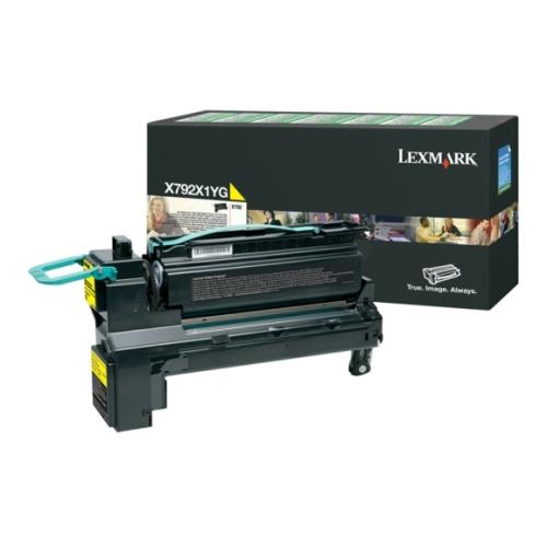 Lexmark toner geel (X792X1YG / 0X792X1YG) (Return)