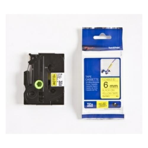 Brother tape zwart op geel (TZEFX611)