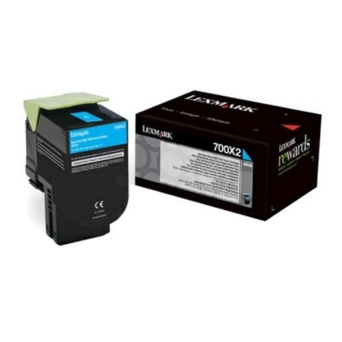 Lexmark toner cyaan (70C0X20 / 700X2)