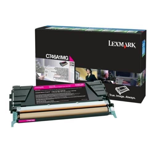 Lexmark toner magenta (C746A1MG / 0C746A1MG) (Return)