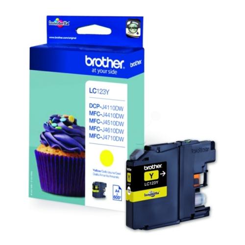 Brother inktcartridge geel (LC123Y)