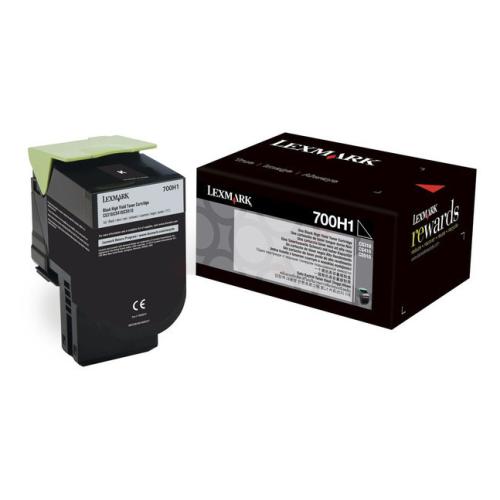 Lexmark toner zwart (70C0H10 / 700H1)
