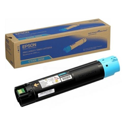 Epson toner cyaan (C13S050658 / 0658) (hoge capaciteit)
