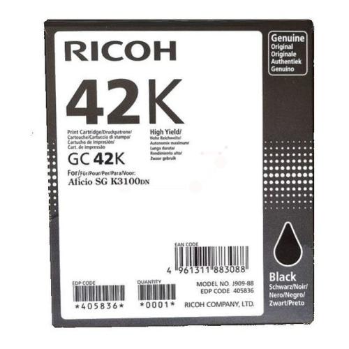Ricoh inktcartridge zwart (405836 / GC42K)