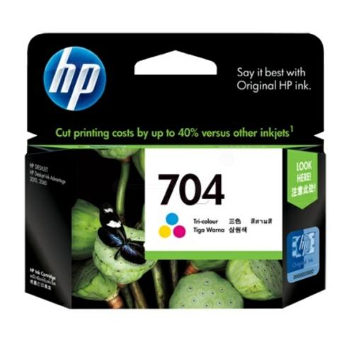 HP inktcartridge kleur (CN693AE / 704)