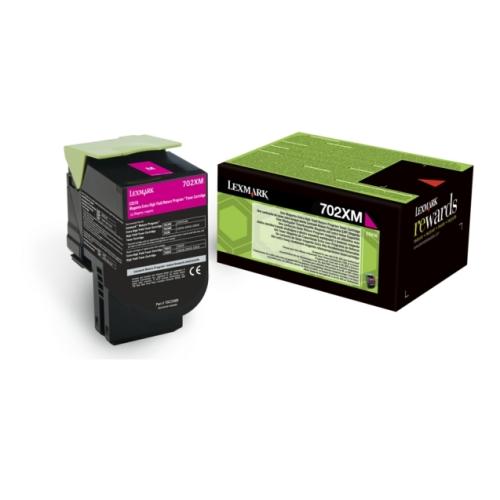 Lexmark toner magenta (70C2XM0 / 702XM) (Return, hoge capaciteit)