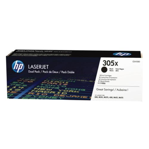 HP toner zwart (CE410XD / 305X) (Dual-Pack)