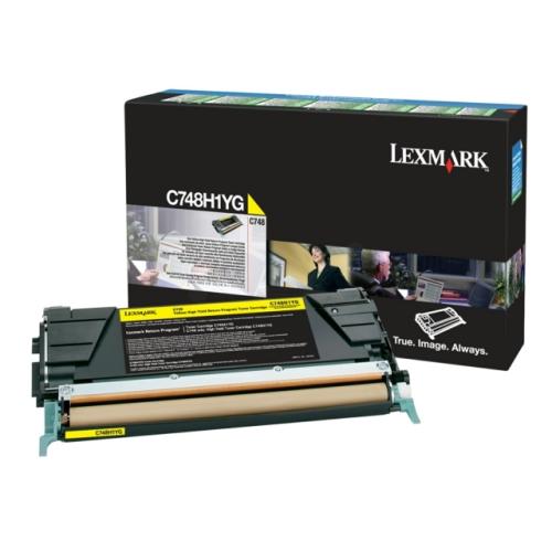 Lexmark toner geel (C748H1YG / 0C748H1YG) (Return)