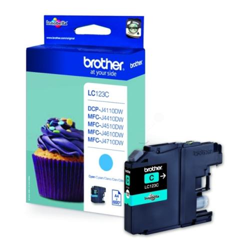 Brother inktcartridge cyaan (LC123C)