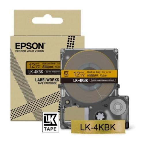 Epson lint zwart / goud (C53S654001 / LK4KBK)