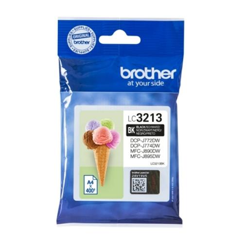 Brother inktcartridge zwart (LC3213BK)