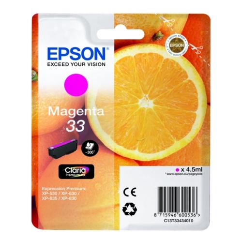 Epson inktcartridge magenta (C13T33434012 / 33)