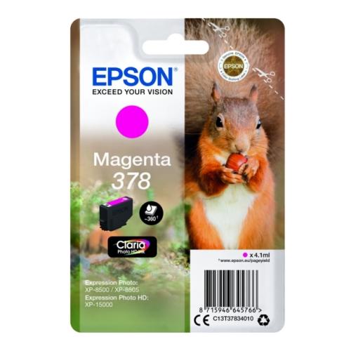 Epson inktcartridge magenta (C13T37834010 / 378)