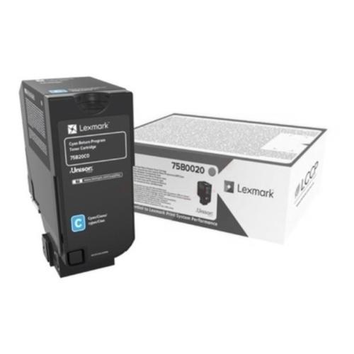 Lexmark toner cyaan (75B0020 / 075B0020)