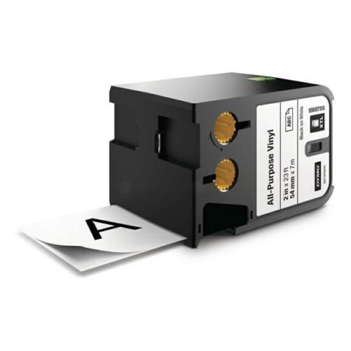 Dymo etiketten zwart op wit (1868755), 54mm