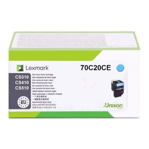 Lexmark toner cyaan (70C20CE / 702C)