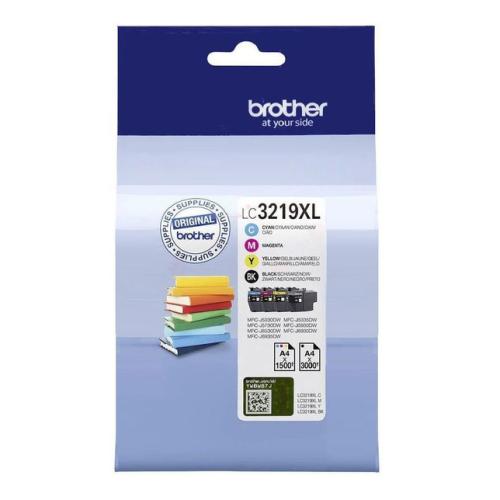 Brother inktcartridge zwart / cyaan / magenta / geel (LC3219XLVALDR) (multipack)