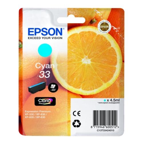 Epson inktcartridge cyaan (C13T33424012 / 33)