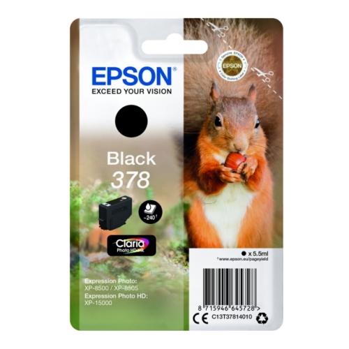 Epson inktcartridge zwart (C13T37814010 / 378)