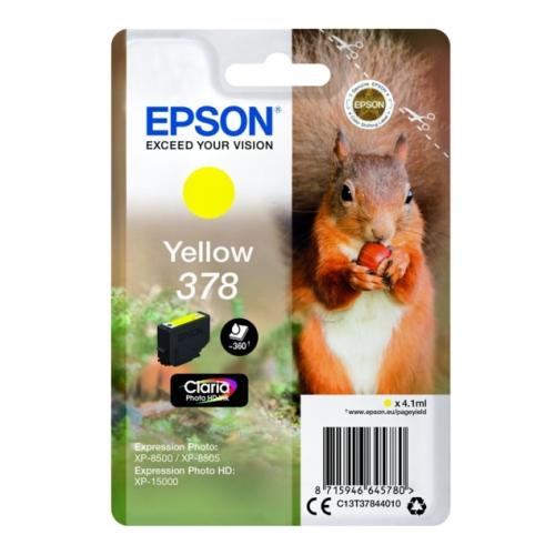 Epson inktcartridge geel (C13T37844010 / 378)