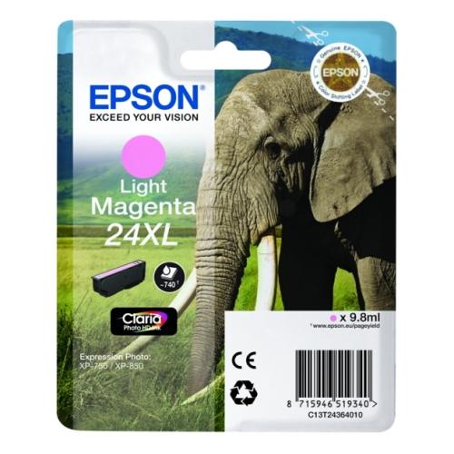 Epson inktcartridge magenta foto (C13T24364012 / 24XL) (hoge capaciteit)