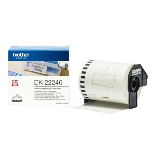 Brother etiketten wit (DK22246), 103mm