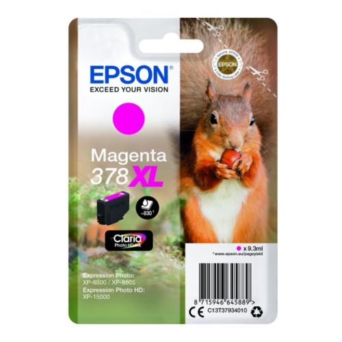 Epson inktcartridge magenta (C13T37934010 / 378XL) (hoge capaciteit)