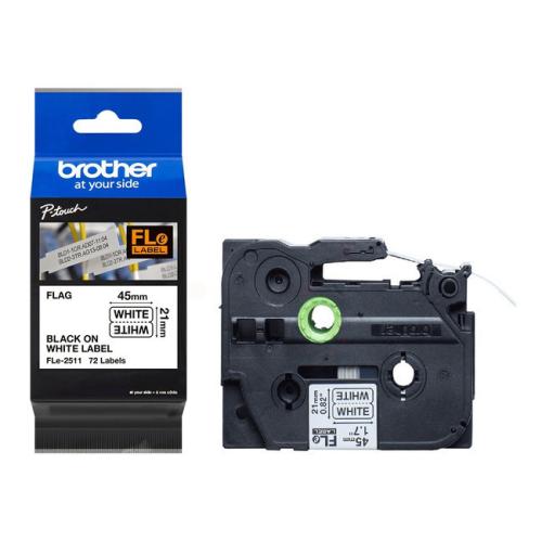 Brother tape zwart op wit (FLE2511)