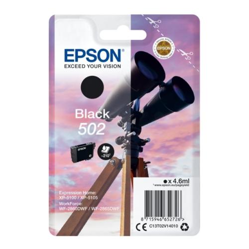 Epson inktcartridge zwart (C13T02V14010 / 502)