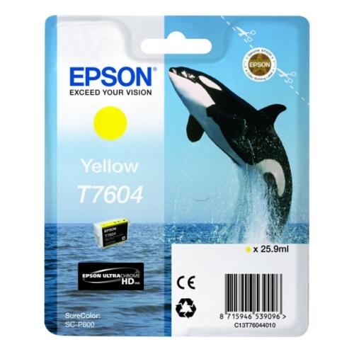 Epson inktcartridge geel (C13T76044010 / T7604)