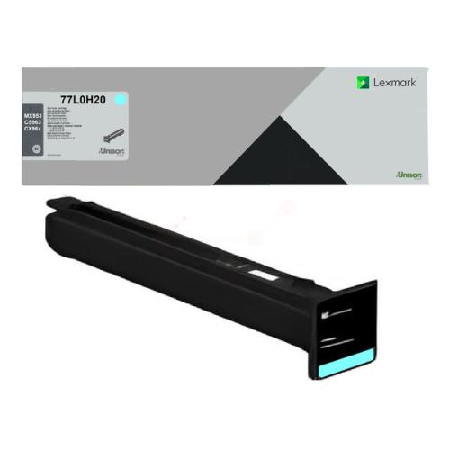 Lexmark toner cyaan (77L0H20 / 077L0H20) (hoge capaciteit)