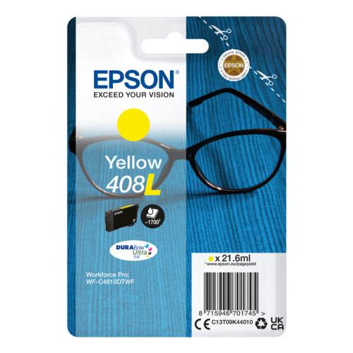 Epson inktcartridge geel (C13T09K44010 / 408L) (hoge capaciteit)