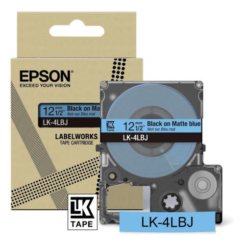 Epson etiketten zwart / blauw (C53S672080 / LK4LBJ)