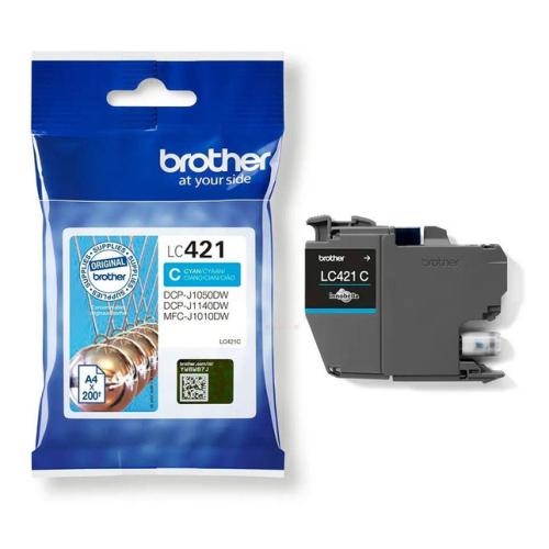 Brother inktcartridge cyaan (LC421C)