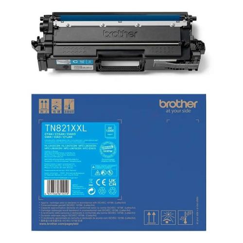 Brother toner cyaan (TN821XXLC) (hoge capaciteit)