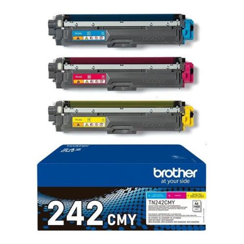 Brother toner cyaan / magenta / geel (TN242CMY) (multipack)