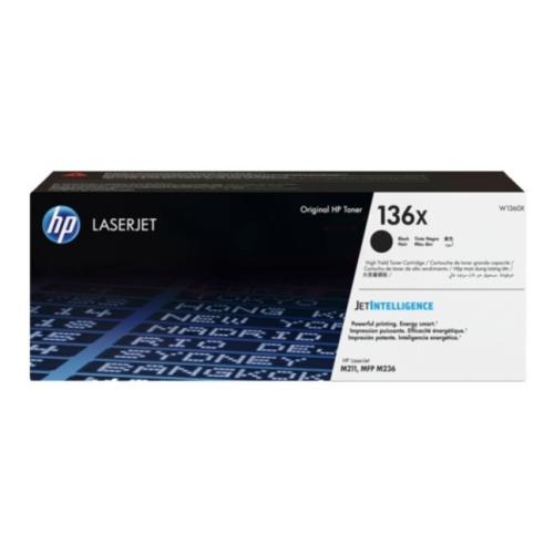 HP toner zwart (W1360X / 136A) (hoge capaciteit)