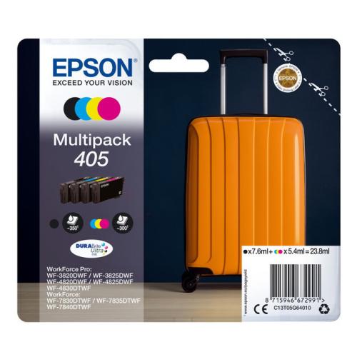 Epson inktcartridge zwart / cyaan / magenta / geel (C13T05G64010 / 405) (multipack)